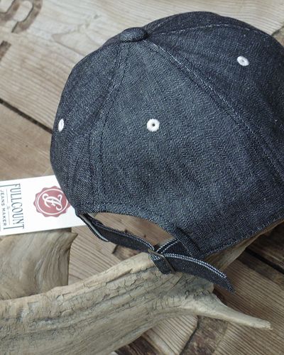 画像4: FULLCOUNT 6843 -6PANEL DENIM BASEBALL CAP "F" PATCH-  