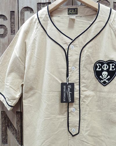 画像1: CUSHMAN 25474 -BASEBALL SHIRTS "ΣΦΕ"- 