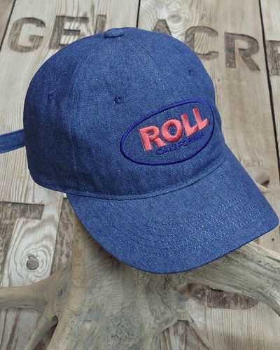 画像1: BARNS -DENIM BASEBALL CAP "ROLL"- 