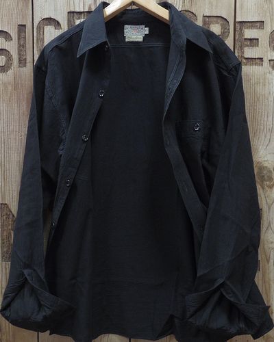 画像3: WILLIAM GIBSON COLLECTION "BLACK CHAMBRAY WORK SHIRTS" 