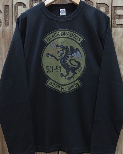 画像2: TOYS McCOY -MILITARY LONG SLEEVE TEE / 429TH FTR SQ "BLACK DRAGONS"- 