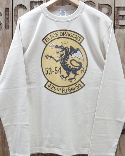 画像4: TOYS McCOY -MILITARY LONG SLEEVE TEE / 429TH FTR SQ "BLACK DRAGONS"- 