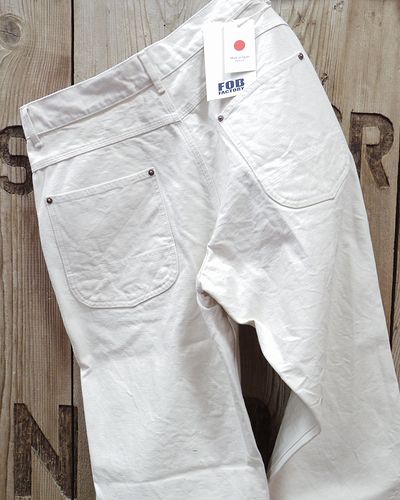 画像2: FOB FACTORY F0530 -COTTON DUCK WORK PANTS- 