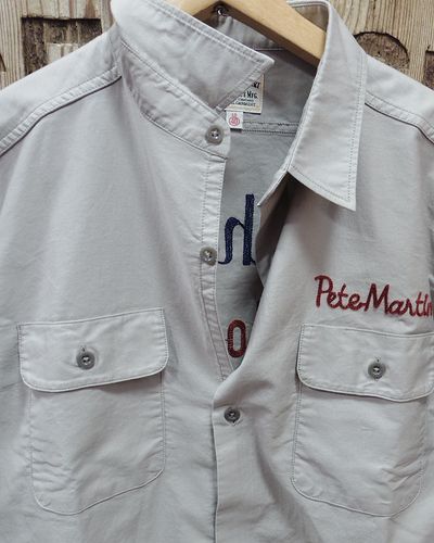 画像2: Pherrow's "24W-PLWS-E" Cotton Twill Work Shirt 