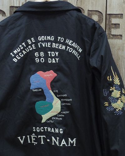 画像1: TAILOR TOYO -Late 1960s Cotton Vietnam Jacket "VIETNAM MAP"- 