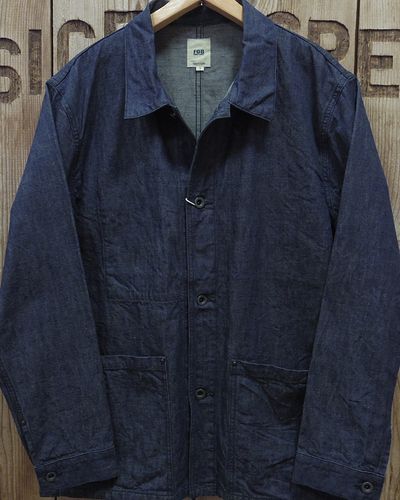 画像2: F.O.B FACTORY F2447 -DENIM COVER ALL- 