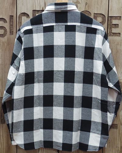 画像5: SUGAR CANE -TWILL CHECK WORK SHIRT- BUFFALO CHECK 