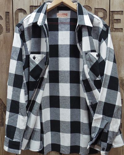 画像3: SUGAR CANE -TWILL CHECK WORK SHIRT- BUFFALO CHECK 