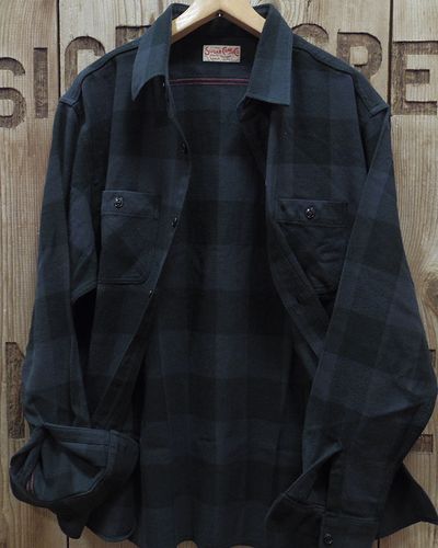 画像3: SUGAR CANE -TWILL CHECK WORK SHIRT- BUFFALO CHECK 