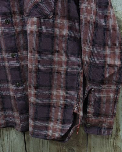 画像4: SUGAR CANE -TWILL CHECK WORK SHIRT- OMBRE CHECK 