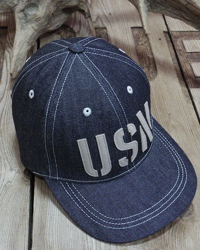 画像2: TOYS McCOY -U.S. NAVY DENIM CAP / SNOOPY "RADIOMAN"- 