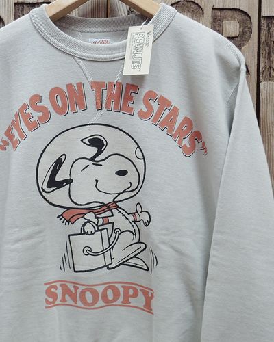 画像1: TOYS McCOY -SWEAT SHIRT "SNOOPY EYES ON THE STARS"- 