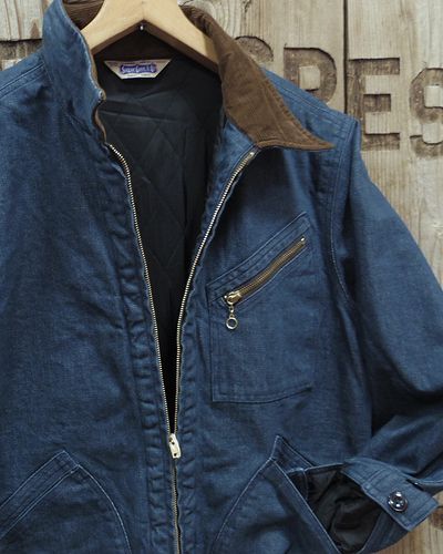 画像3: Sugar Cane & Co. -BROKEN DENIM × CORDUROY PADDED WORK JACKET- 