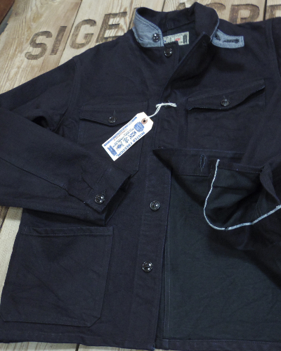 画像4: MFSC -16oz. MIDNIGHT DENIM "MAR-SUB" WORK JACKET- 