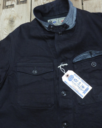 画像3: MFSC -16oz. MIDNIGHT DENIM "MAR-SUB" WORK JACKET- 