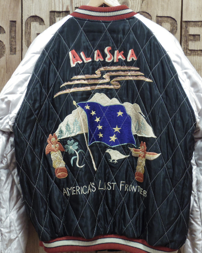 画像5: TAILOR TOYO -Velveteen Souvenir Jacket "MOUNTAIN GOAT" × "ALASKAN FLAG"- 