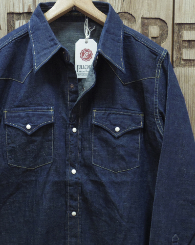 画像1: FULLCOUNT 4894 -Denim Western Shirts- 