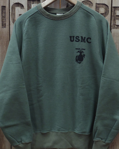 画像2: Buzz Rickson's -FREEDOM SLEEVE SWEAT SHIRT "USMC"- 