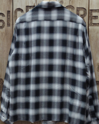 画像5: SUGAR CANE -RAYON OMBRE CHECK OPEN SHIRT- 