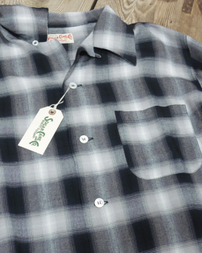 画像2: SUGAR CANE -RAYON OMBRE CHECK OPEN SHIRT- 