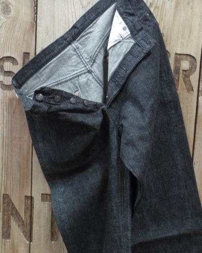 画像4: FULLCOUNT -0105BK WIDE BLACK SELVEDGE DENIM- 