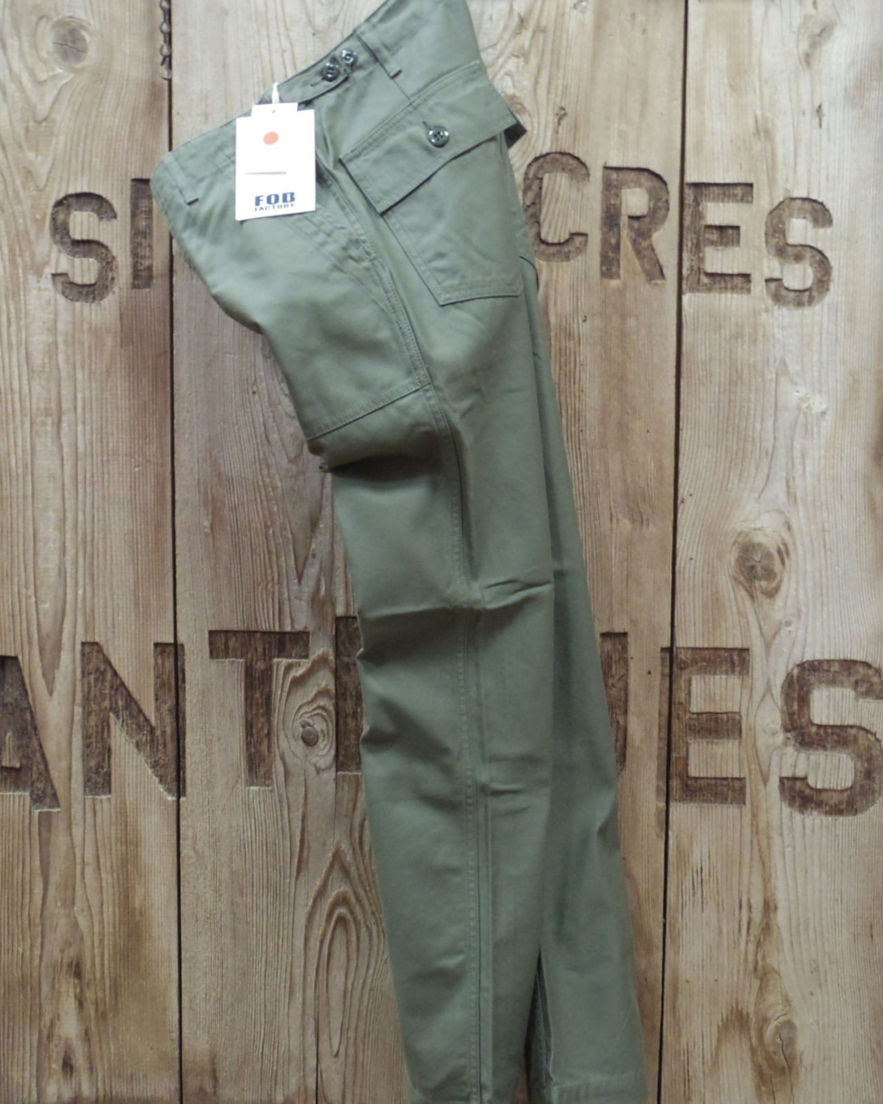 画像1: FOB FACTORY -BAKER PANTS- F0431 