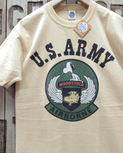 画像1: TOYS McCOY -SNOOPY TEE "U.S. ARMY AIRBORNE SUBDUED"- 