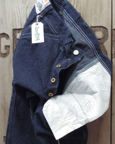 画像4: SUGAR CANE -11oz. BLUE DENIM WORK PANTS- 