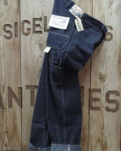 画像1: SUGAR CANE -11oz. BLUE DENIM WORK PANTS- 