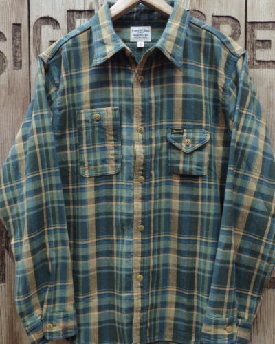 画像3: PHERROW'S "25W-750WS-C" FLANNEL WORK SHIRT 