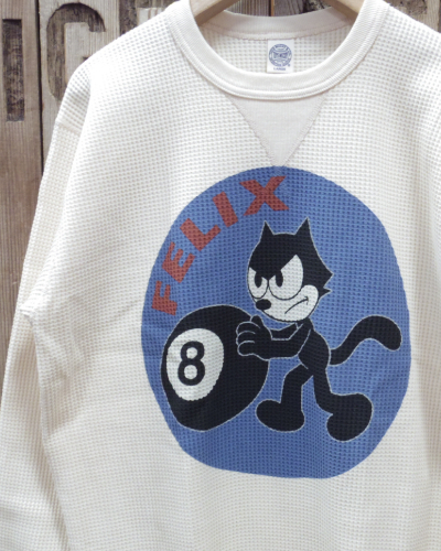画像3: TOYS McCOY -BIG WAFFALE CREW NECK SHIRT "FELIX 8 BALL"- 