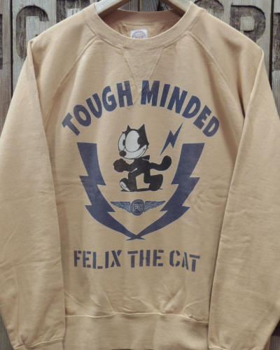 画像4: TOYS McCOY -GARMENT DYING SWEAT SHIRT "FELIX THE CAT TOUGH MINDED"- 