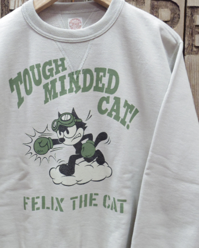 画像4: TOYS McCOY -HEAVYWEIGHT SWEAT SHIRT / FELIX THE CAT "TOUGH MINDED CAT!"- 