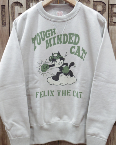 画像5: TOYS McCOY -HEAVYWEIGHT SWEAT SHIRT / FELIX THE CAT "TOUGH MINDED CAT!"- 