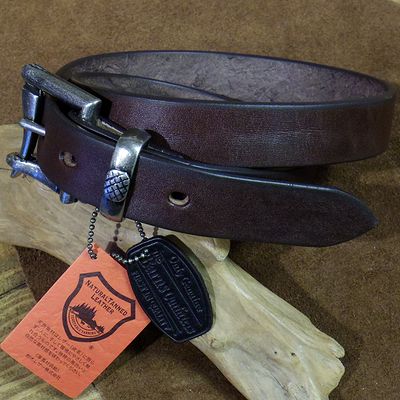 画像4: BARNS -"FIREMAN BUCKLE" LEATHER BELT- 